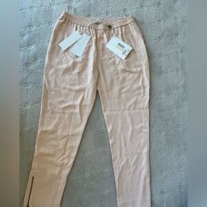 NWT Stella McCartney trousers tapered pants with pockets blush pink sz 46